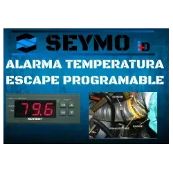 Alarme programável de temperatura de escape do motor