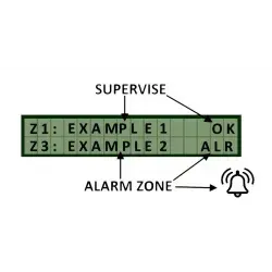 Alarme de cale programmable sans fil à 4 zones