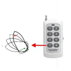 Propulsor de proa e popa com comando à distância